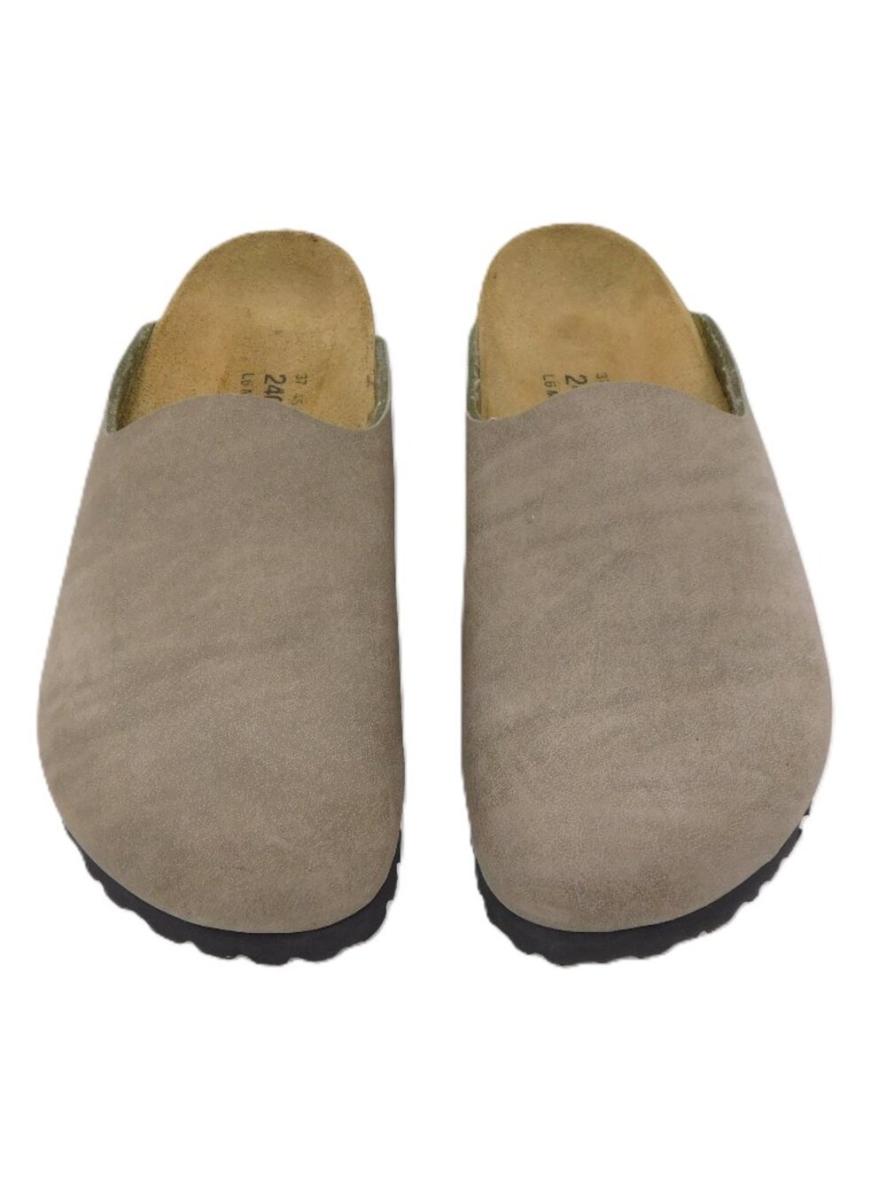 Taupe Slip-On Suede Mule - Women